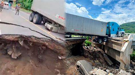 Revelan Video De Momento En Que Colapsa Otro Tramo Del Aproche De