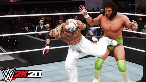 Wwe 2k20 Rey Mysterio Vs Randy Savage One On One Match Wwe 2k20