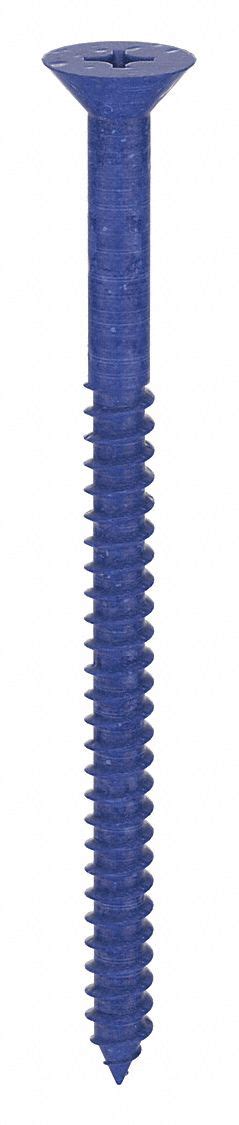 Tapcon Concrete Screw Flat Phillips Anchor Screw Head Concrete