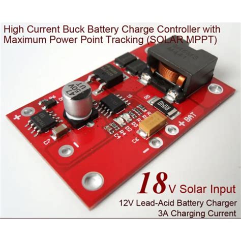 Mppt Solar Panel Controller A Lithium Li Ion Battery Charging