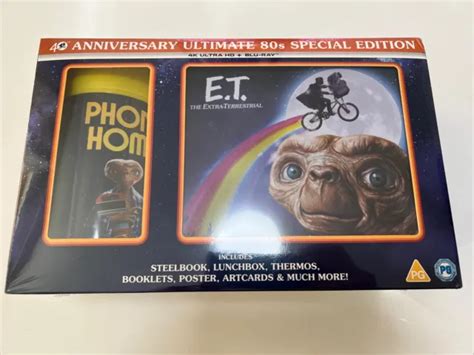 E T 40TH ANNIVERSARY Special Edition 4K UHD Blu Ray SteelBook U K