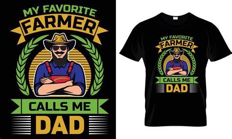 Farmer T Shirt Design Graphic Vector 20750719 Vector Art At Vecteezy