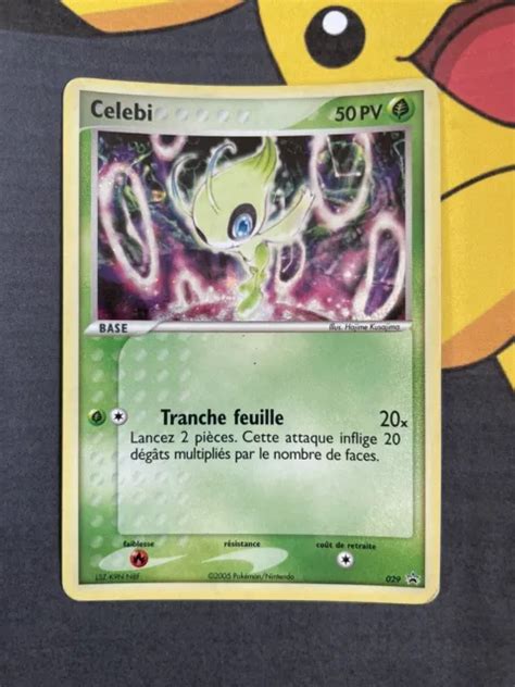 Carte Pok Mon Celebi Pv Holo Rare Ex Promo Fr Eur