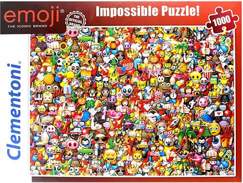 Clementoni Impossible Emoji Jigsaw Puzzle 1000 Pieces 39388 I