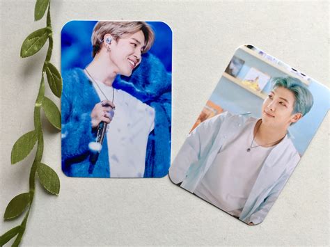 Bts Photocards Blue Pack Kpop Selca Cards Bts Album Cards Etsy Uk