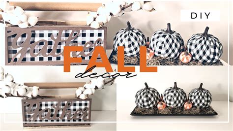 DOLLAR TREE FALL 2022 NEW DIY FALL DECOR 2022 DIY UPSCALE FALL