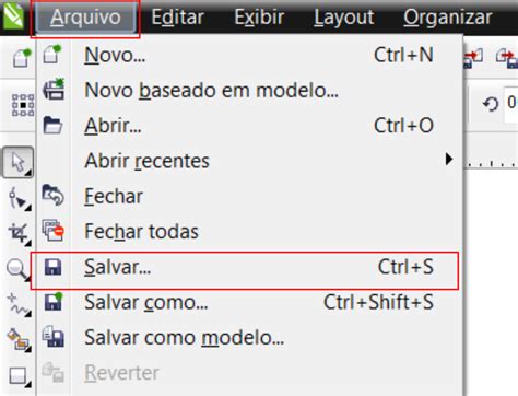 Como Salvar E Exportar Arquivos No CorelDRAW