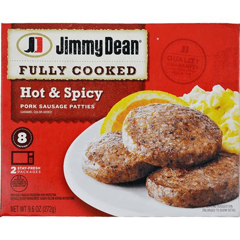 Jimmy Dean Fully Cooked Hot Spicy Pork Sausage Patties Oz Hot Sex Picture