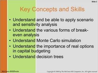 Risk Real Options And Capital Budgeting Ppt