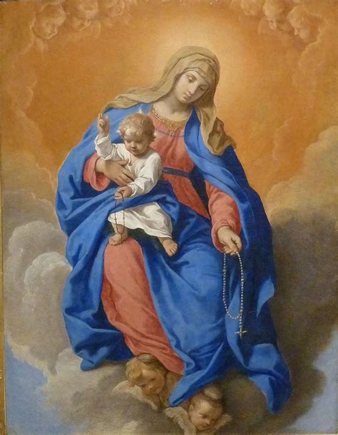 Today 7th Is The Feast Of Our Lady Of The Rosary Our Lady Of