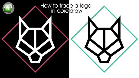 How To Trace Logo In Coreldraw Youtube