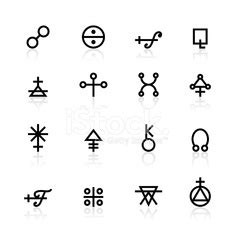 Black Symbols - Alchemy Stock Vector | Royalty-Free | FreeImages