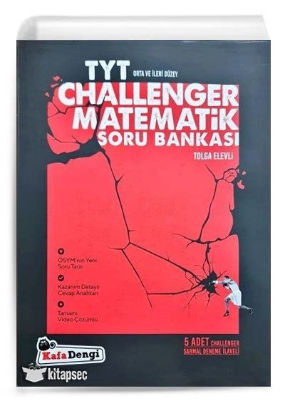 Yks Tyt Matematik Challenger Orta Ve Leri D Zey Soru Bankas Kafadengi