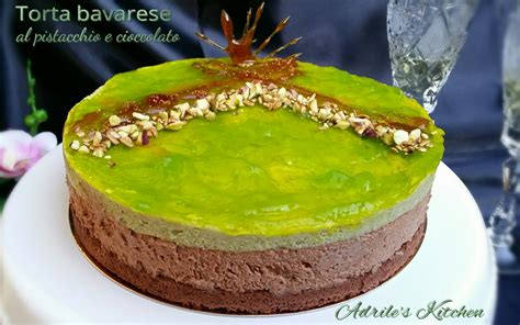 Torta Bavarese Al Pistacchio E Cioccolato