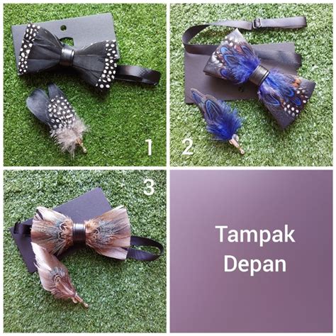 Jual Dasi Kupu Motif Set Dasi Lapel Pin Shopee Indonesia