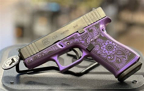 New Glock G43x Mandala Purple 9mm Price Is 59999 Schuylkill Gun Works