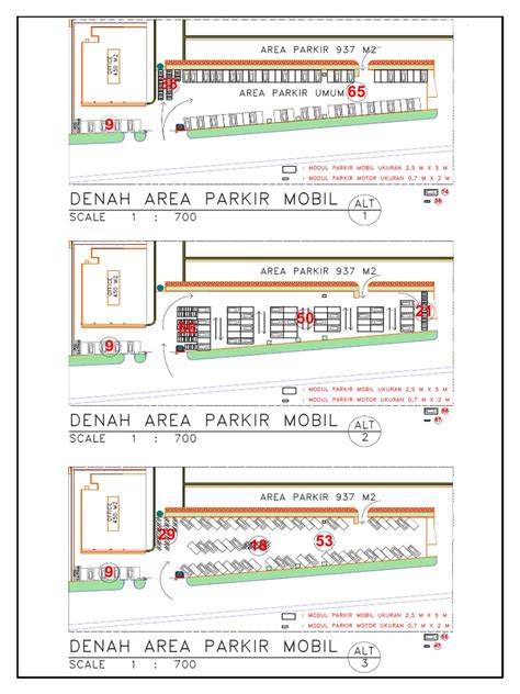 Denah Parkir Mobil Dan Motor New Pdf