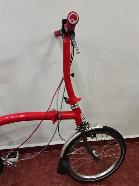 Brompton S2L X Red Superlight Original Titanium Fork And Rear