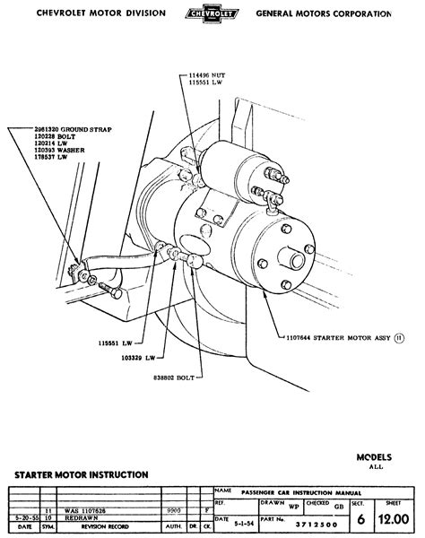 57 Chevy Starter Wiring 1957 Chevy V8 Automatic Starterignition