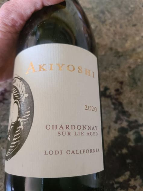 David Akiyoshi Chardonnay Sur Lie Aged Usa California Central