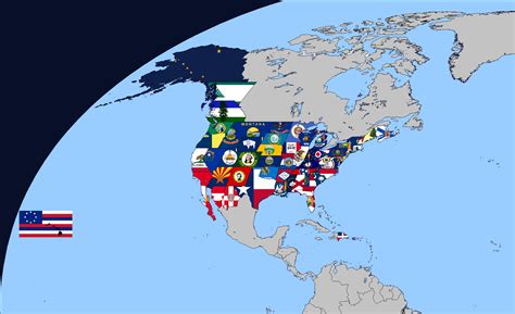 Alternate United States Flag Map By Picktwonames1997 On Deviantart