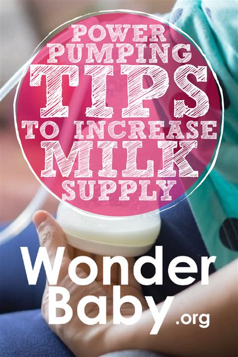 Power Pumping Tips To Increase Milk Supply WonderBaby Org