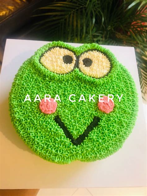 keroppi cake/ keroppi Birthday cake, Food & Drinks, Homemade Bakes on Carousell