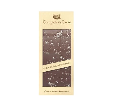 TABLETTE CHOCOLAT NOIR 72 FLEUR DE SEL DE GUÉRANDE 90g Pressoir du