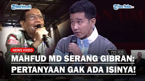 Mahfud MD Serang Gibran Dilatih Mempermalukan Dirinya Sebut Pelatih