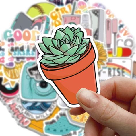 Cute Vsco Girl Aesthetic Stickers For Hydro Flask Laptops Pack