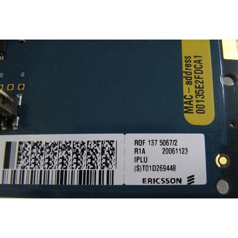 Ericsson Rof 137 50672 R1a Iplu