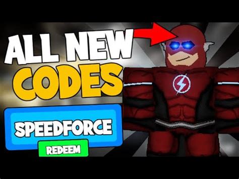 ALL THE FLASH PROJECT SPEEDFORCE CODES October 2021 ROBLOX Codes