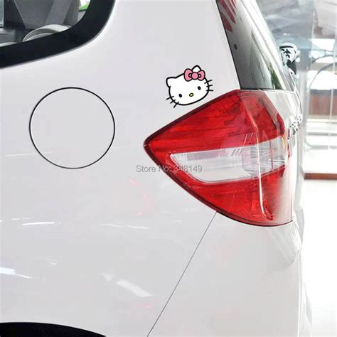 Aliexpress.com : Buy Aliauto 4 x Funny Hello Kitty Car Sticker Car Body ...