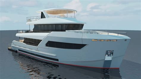 Motoryacht Für Kreuzfahrten Hull No 3 Bering Yachts Flybridge 4 Kabinen Verdränger