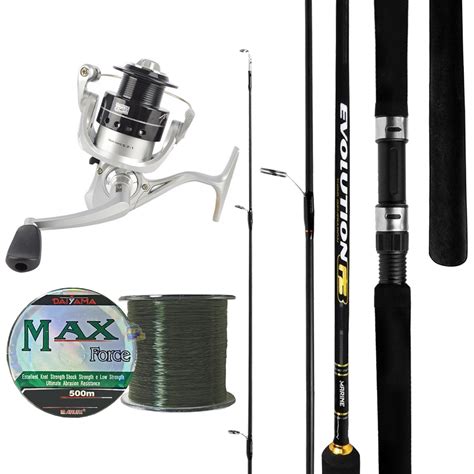 Kit Pesca Molinete Arena Vara Evolution G M Linha Max