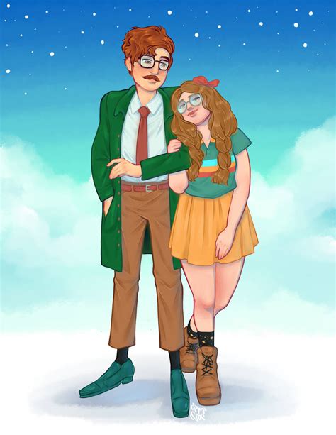 Stardew Valley Harvey And Farmer By Pixiedust96 On Deviantart