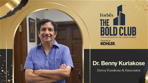 Dr Benny Kuriakose Founder And Principal Designer Benny Kuriakose