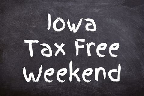 Tax Free Weekend 2024 Iowa City Letty Olympie