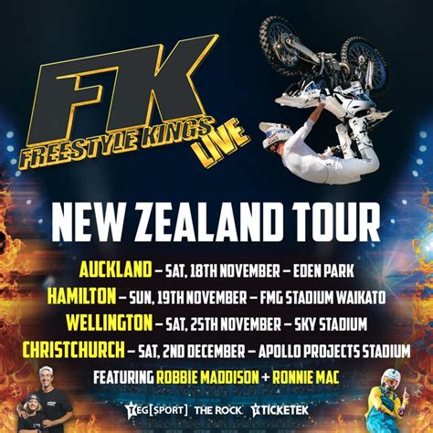 Freestyle Kings Live New Zealand 2023 Tour Freestyle Kings