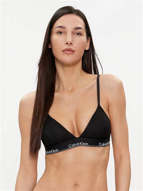 Calvin Klein Underwear Podprsenka Bralette 000QF7077E Černá Modivo cz