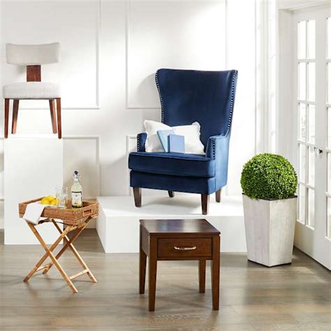 Providence Kori Accent Chair Navy Blue