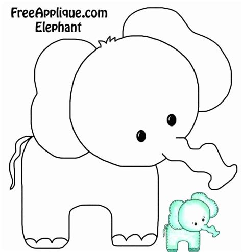 30 Baby Elephant Cut Out Template | Example Document Template