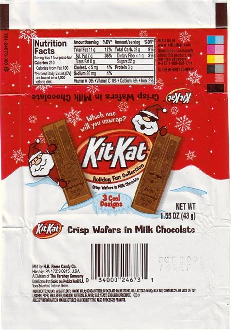 2000 Kit Kat Candy Wrapper Archive