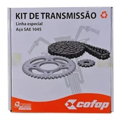 Kit Relacao Tracao Transmissao Sem Retentor Fazer 150 2014 2015 2016