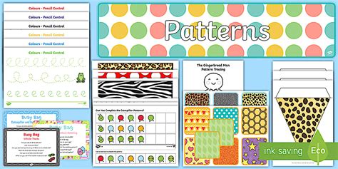 childminder patterns eyfs resource pack teacher