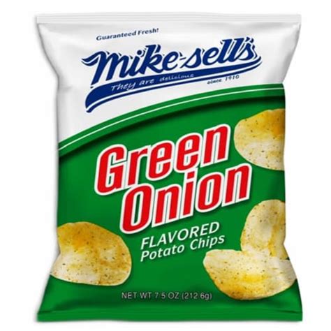 Mikesell's Green Onion Potato Chips, 7.5 oz - Kroger