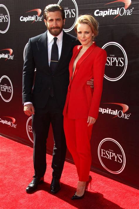 Southpaw S Jake Gyllenhaal Rachel Mcadams Sizzle On Espys Red