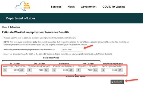 New York Unemployment Calculator (2021) - Unemployment Portal