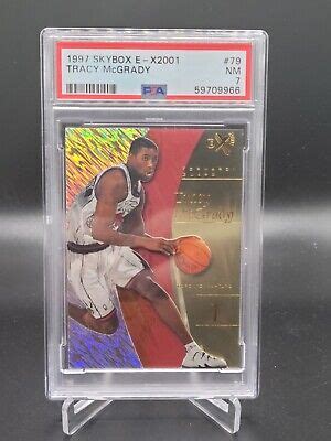 Tracy McGrady 1997 Skybox E X2001 79 Rookie RC PSA 7 New Slab EBay