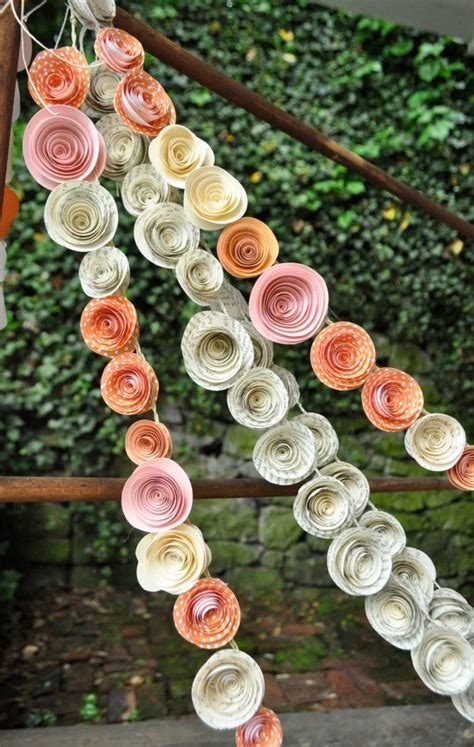 Paper Roses Garden Party Garland Krystal Thanirananon Flowers This